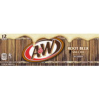 A&W Soda, No Caffeine, Root Beer, 12 Pack - 12 Each 