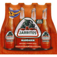 Jarritos Soda, Mandarin, 12 Pack - 12 Each 