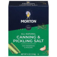 Morton Canning & Pickling Salt, All-Natural