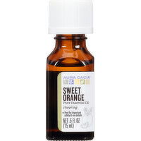 Aura Cacia Pure Essential Oil, Sweet Orange, Cheering - 0.5 Fluid ounce 