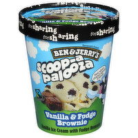 Ben & Jerry's Vanilla & Fudge Brownie Ice Cream - 28 Fluid Ounce