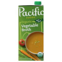 Pacific Foods Vegetable Broth, Organic - 32 Ounce 