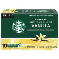 Starbucks Coffee, Ground, Vanilla, K-Cup Pods