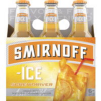 Smirnoff Malt Beverage, Screwdriver - 6 Each 