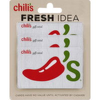 Chili's Gift Cards, $30 - 3 Each 