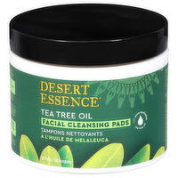 Desert Essence Facial Cleansing Pads, Tea Tree Oil - 50 Each 