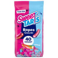 Sweetarts Candy, Ropes, Cherry/Strawberry/Rainbow, Variety Mix, Treat Size