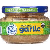 Spice World Garlic, Organic, Minced