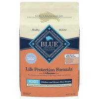 Blue Buffalo Food for Puppies, Natural, Chicken and Brown Rice Recipe, Life Protection Formula, Large Breed, Puppy - 15 Pound 