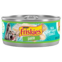 Friskies Cat Food, Sea Captain's Choice, Pate - 5.5 Ounce 