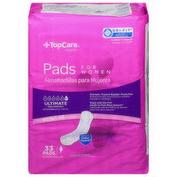 TopCare Pads, for Women, Ultimate Absorbency 6, Regular - 33 Each