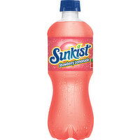 Sunkist Soda, Strawberry Lemonade - 20 Fluid ounce 