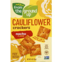 From the Ground Up Crackers, Nacho Flavor, Cauliflower - 4 Ounce 