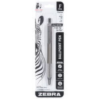 Zebra Pen, Ballpoint, Black Ink, 7 Series - 1 Each 