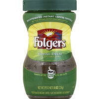 Folgers Coffee, Instant Crystals, Classic Decaf