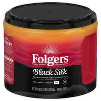 Folgers Coffee, Ground, Dark, Black Silk - 22.6 Ounce 