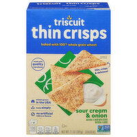 Triscuit Crackers, Sour Cream & Onion, Thin Crisps - 7.1 Ounce 