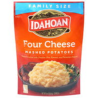 Idahoan Mashed Potatoes, Four Cheese, Family Size - 8 Ounce 