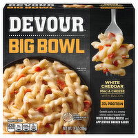 Devour Mac & Cheese, with Bacon, White Cheddar - 14 Ounce