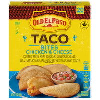 Old El Paso Taco Bites, Chicken & Cheese, Mild - 20 Each 