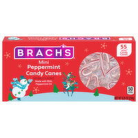 Brach's Candy Canes, Peppermint, Mini - 55 Each 