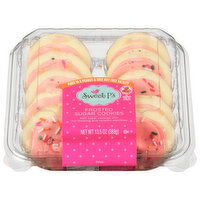 Sweet P's Bake Shop Sugar Cookies, Frosted, Pink