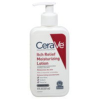 CeraVe Moisturizing Lotion, Itch Relief - 8 Fluid ounce 