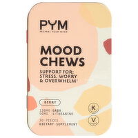 PYM Mood Chews, Berry - 20 Each 