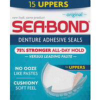 Sea Bond Denture Adhesive Seals, Uppers, Original - 15 Each 