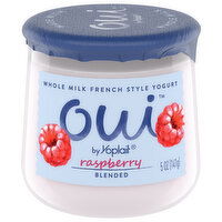 Oui Yogurt, Raspberry, French Style, Blended - 5 Ounce 