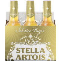 Stella Artois Beer, Solstice Lager, 6 Pack - 6 Each 