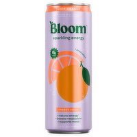 Bloom Energy Drink, Juicy Orange, Sparkling - 12 Fluid ounce 