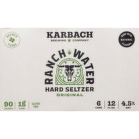 Karbach Brewing Company Hard Seltzer, Original, Ranch Water - 6 Each 