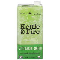 Kettle & Fire Vegetable Broth, Organic