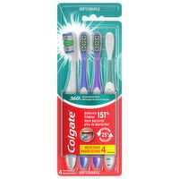 Colgate Toothbrushes, Soft, Value Pack 4 - 4 Each 