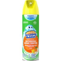 Scrubbing Bubbles Bathroom Grime Fighter, Disinfectant, Citrus - 20 Ounce 