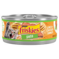 Friskies Cat Food, Liver & Chicken Dinner, Pate