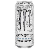 Monster Energy Drink, Zero Sugar, Zero Ultra - 16 Fluid ounce 