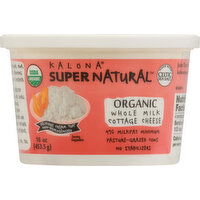 Kalona SuperNatural Cottage Cheese, Organic, Whole Milk - 16 Ounce 