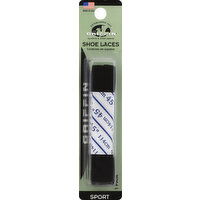 Griffin Shoe Laces, Sport, Black, 45 Inches - 1 Each 