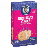 Goodie Girl Sandwich Cookies, Birthday Cake - 10.6 Ounce 