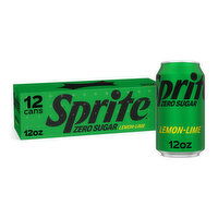 Sprite Sugar Lemon Lime Diet Soda Pop Soft Drink, 12 fl oz - 12 Fluid ounce 