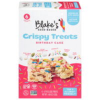 Blake's Seed Based Crispy Treats, Birthday Cake - 6 Each 