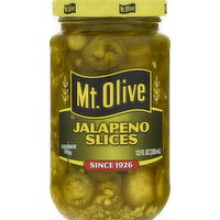 Mt Olive Peppers, Jalapeno Slices - 12 Fluid ounce 