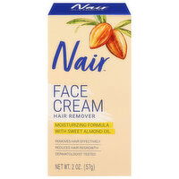 Nair Face Cream Moisturizing Formula with Sweet Almond Oil Hair Remover - 2 Ounce