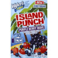 Wyler's Light Drink Mix, Low Calorie, Purple Berry Wave, 10 Pack - 10 Each 