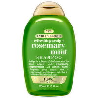 Ogx Shampoo, Rosemary Mint, Refreshing Scalp +, Extra Strength - 13 Fluid ounce 