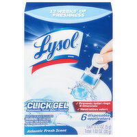 Lysol Automatic Toilet Bowl Cleaner, Atlantic Fresh Scent - 6 Each 