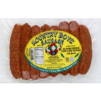 Kountry Boys Sausage, Pork & Beef, Smoked, Jalapeno, Family Pack! - 24 Ounce 