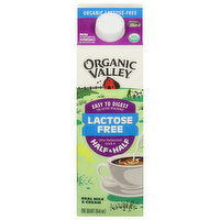 Organic Valley Half & Half, Lactose Free